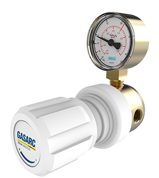 Gas Arc 4.5 Purity Single Stage Brass Barstock Diaphragm Line Regulator